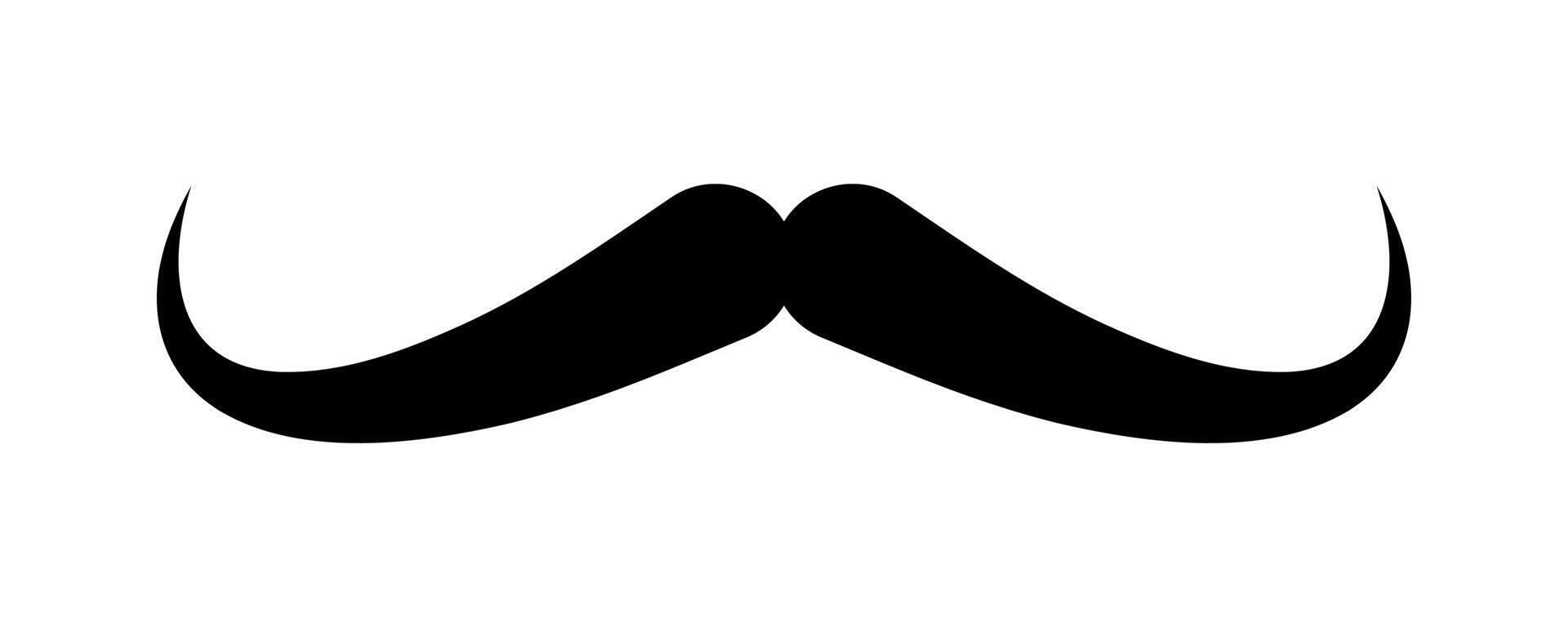 Mustache hipster graphic icon, Handlebars Mustache, Whisker Elegant, Silhouette Mustache shape, Classic Gentleman's Mustache vector