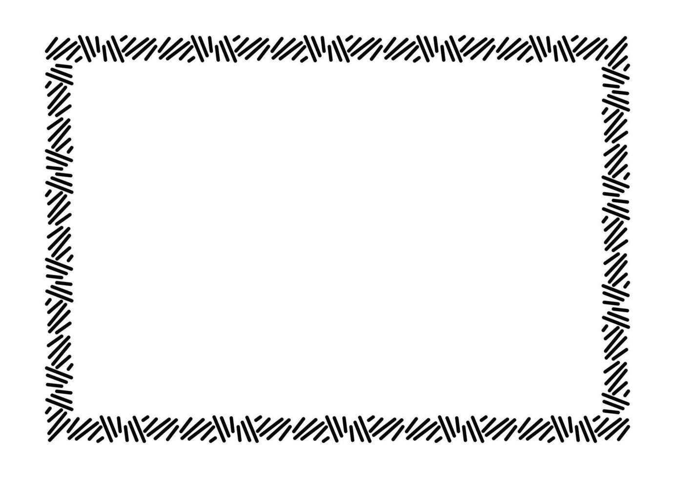 empty rectangle graphic frame, border frame graphic simple, art line frame vector