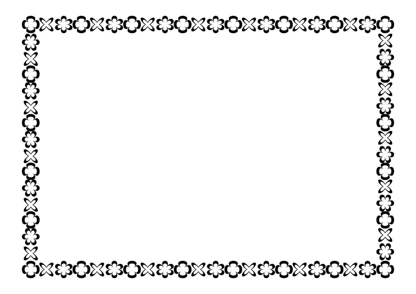 rectangle frame, border frame graphic simple, art line frame vector