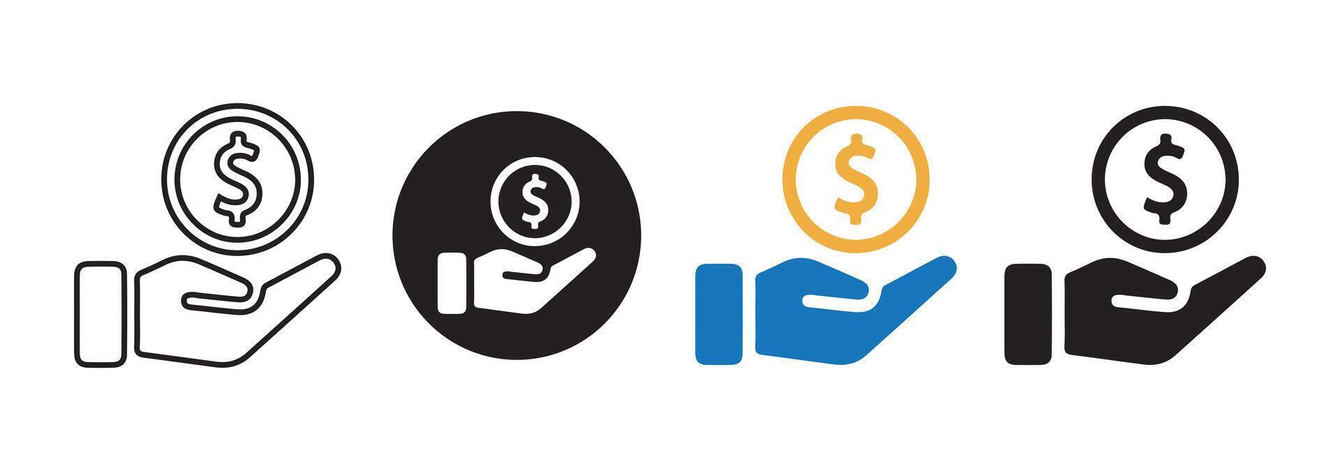 save money icon vector