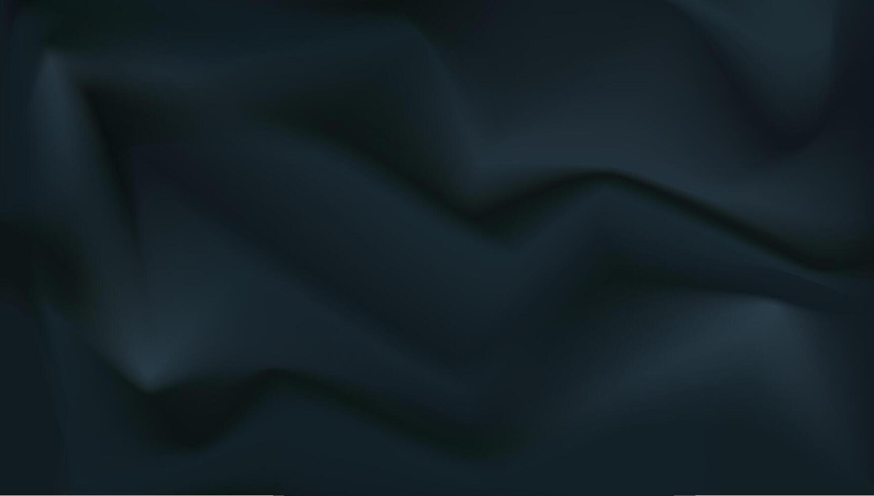 Texture of black silk. fabric with smooth pleats background. Texture of textile pattern. Realistic illustration d vector