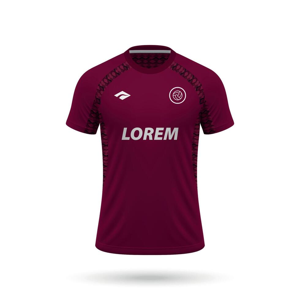 3d realistic soccer jersey in Lanus vector