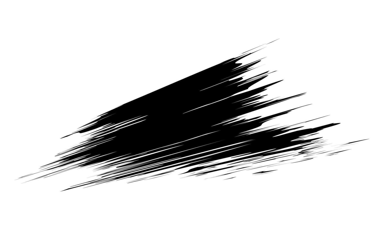 brush marks, ink stain, graphic brush paint, brush stroke scratch vector