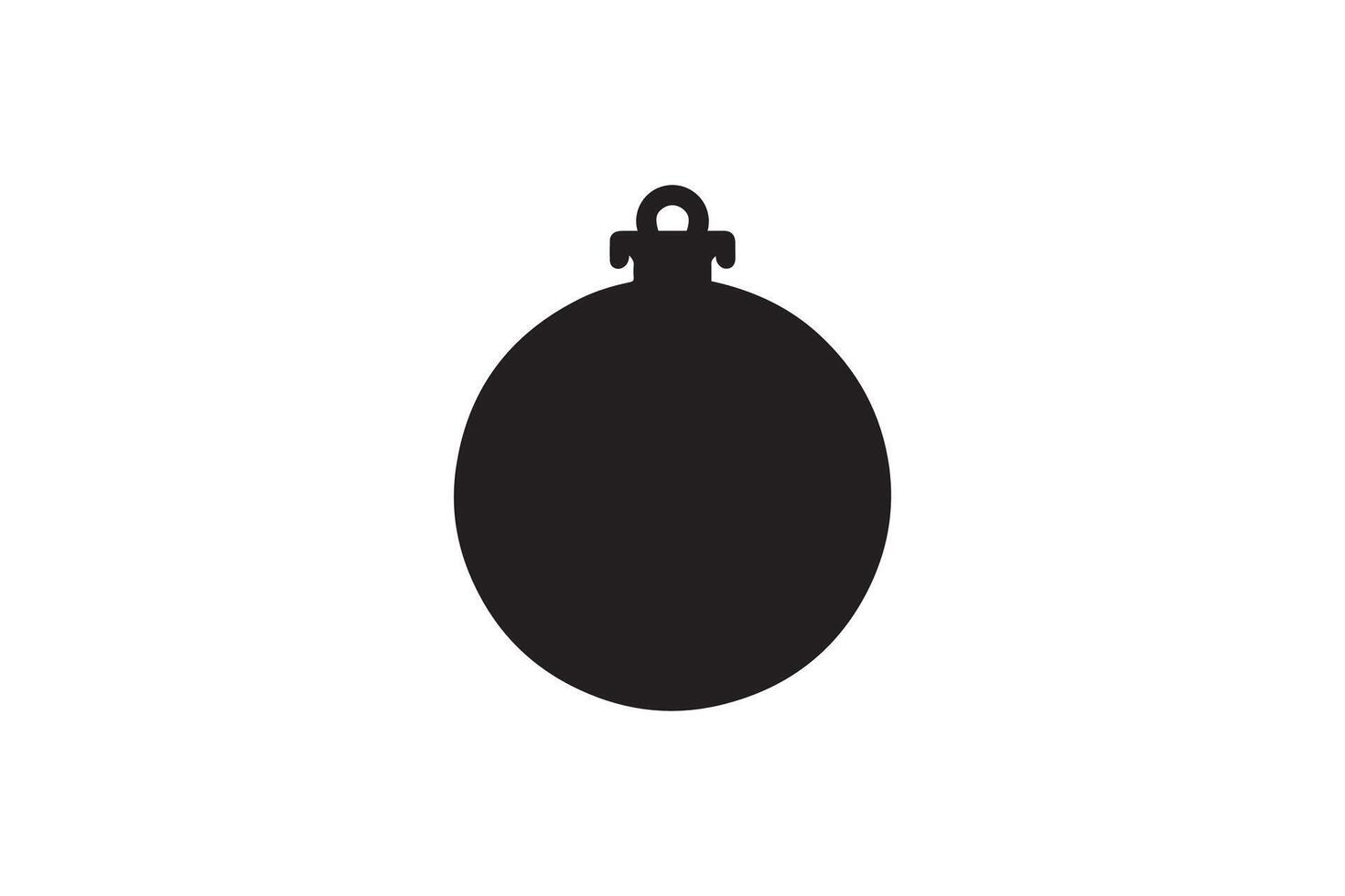 A black and white icon of a bomb vector