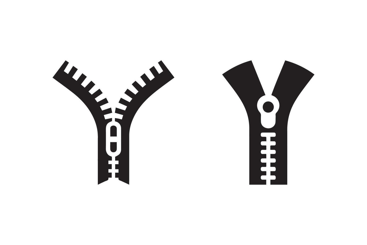Zipper zipper icon illustration vector