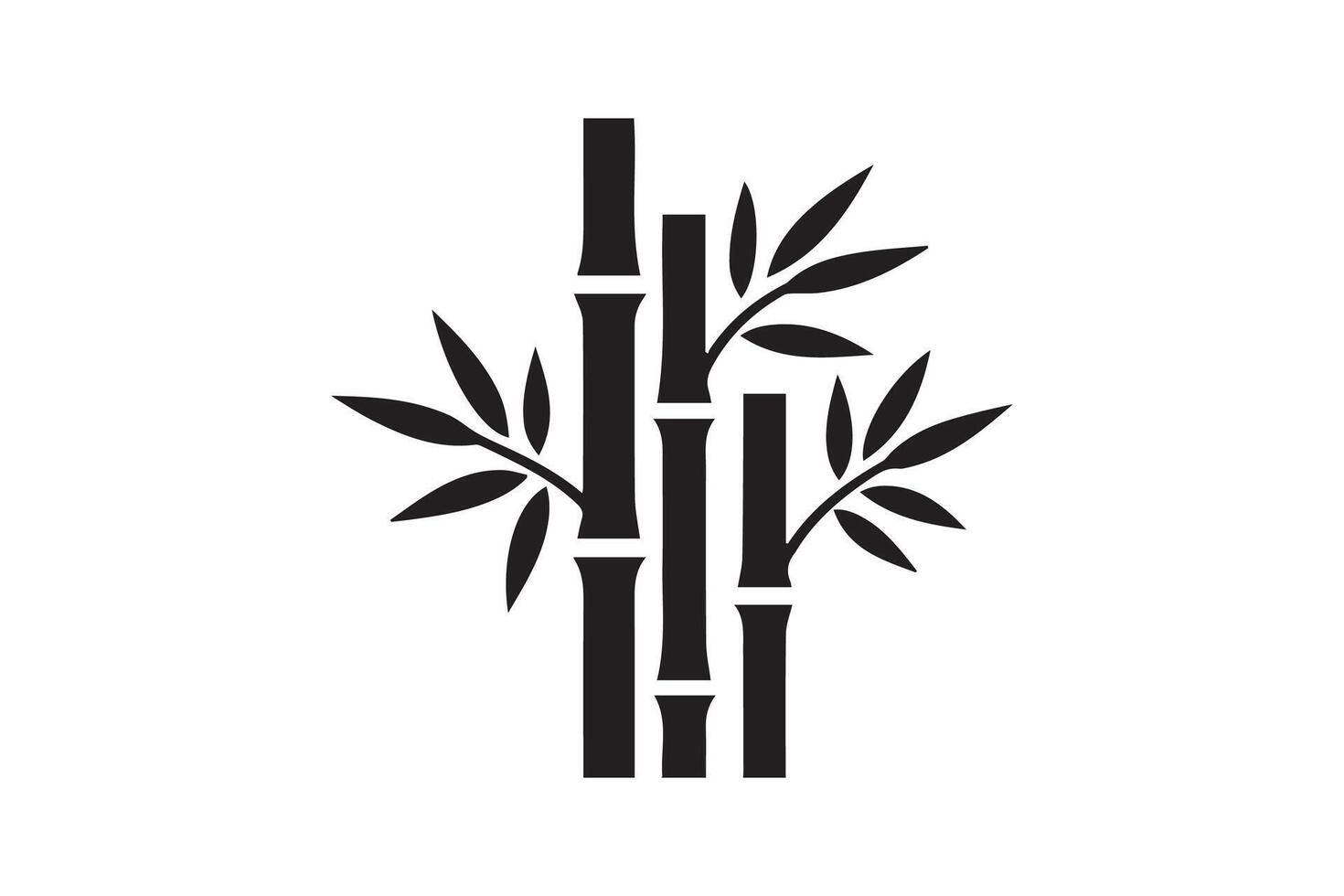 Bamboo tree icon illustration vector