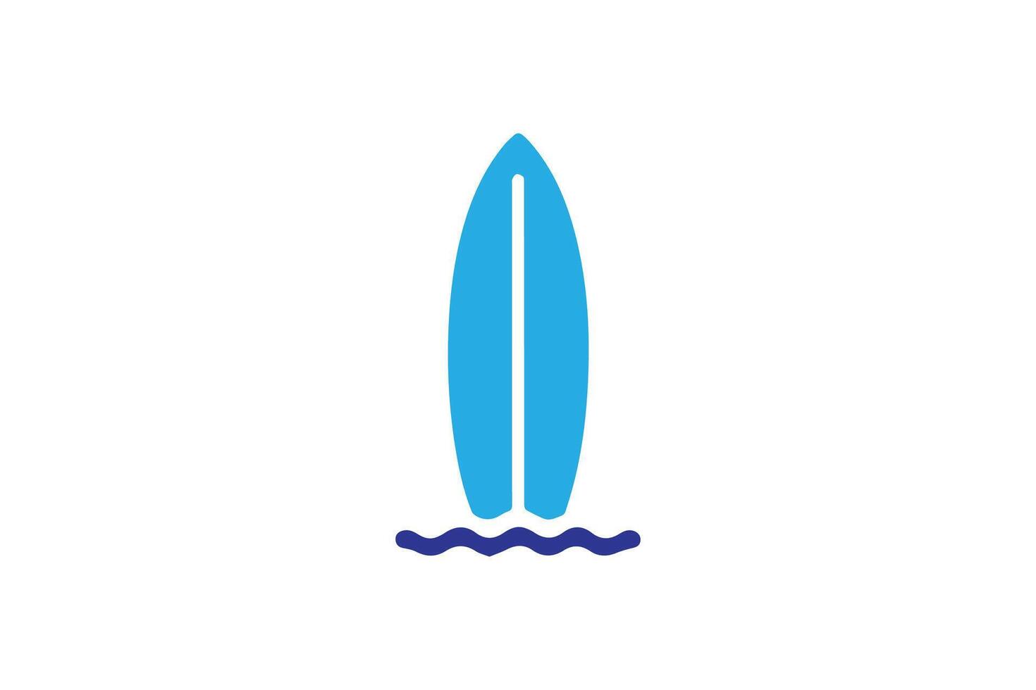 Surfboard icon illustration vector