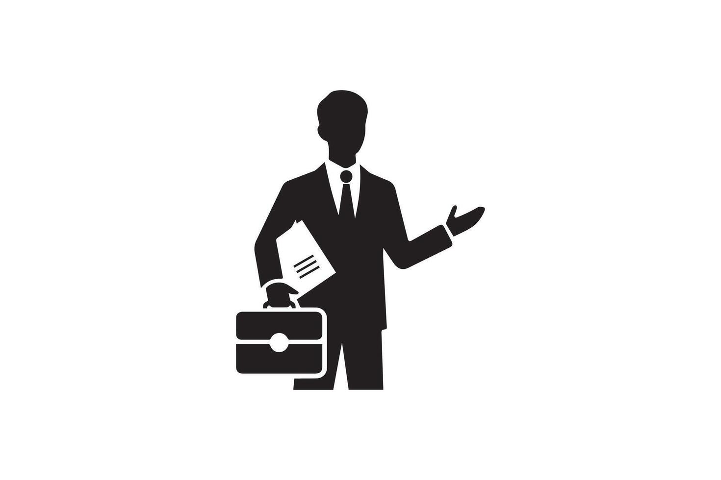 Businessman icon illustration vector