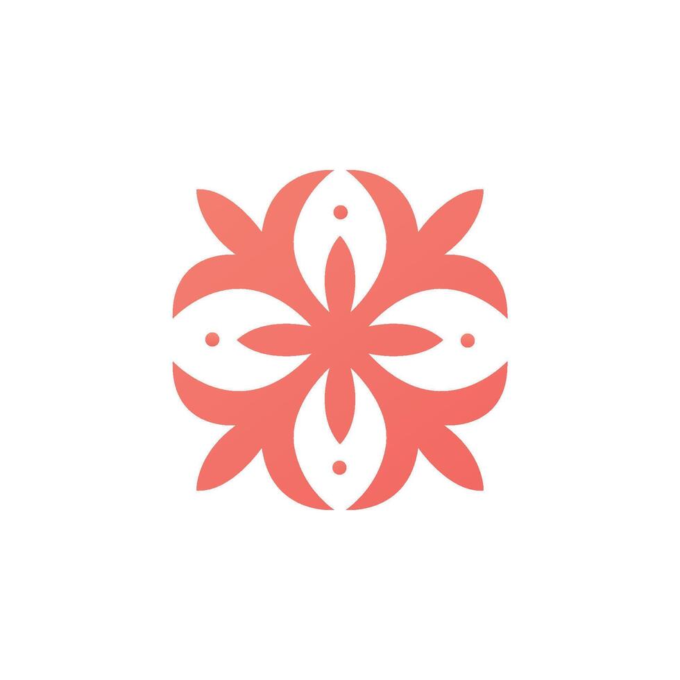 Kyrgyz ethnic ornament with geometric symmetry. Reflects ancient nomadic craftsmanship. Ideal for print, textile, and cultural design. vector