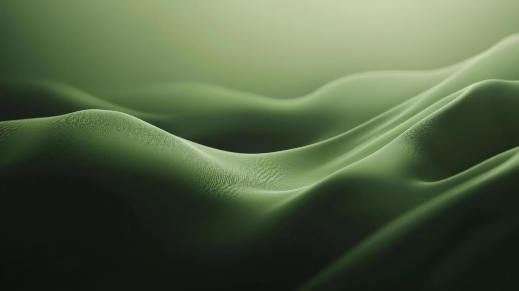 Abstract green background with a soft, flowing texture photo