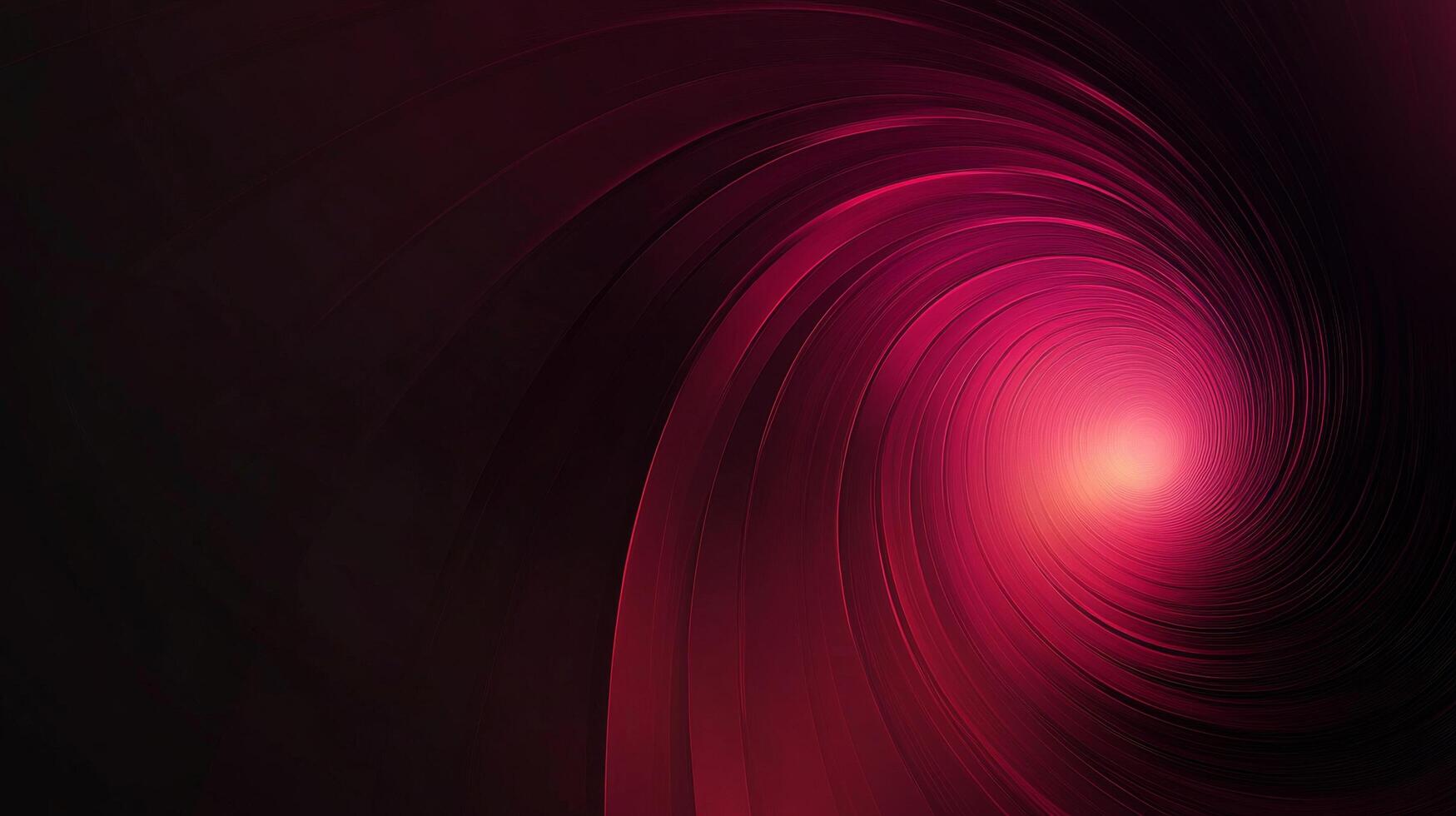 A red and black swirl background with a light in the center photo