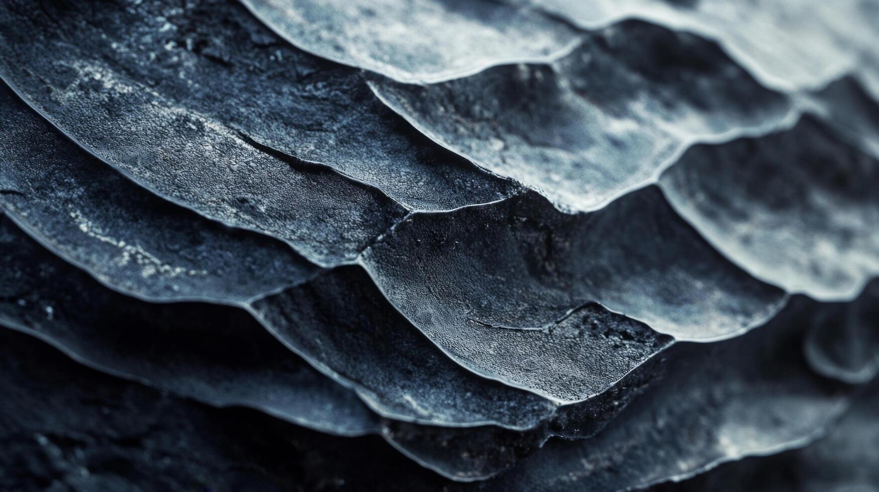 A close up of a rock with a lot of different shapes photo