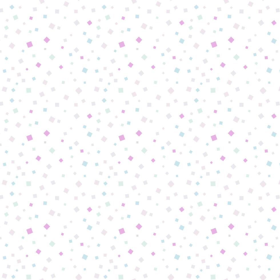 Colorful pastel square pattern in white background vector