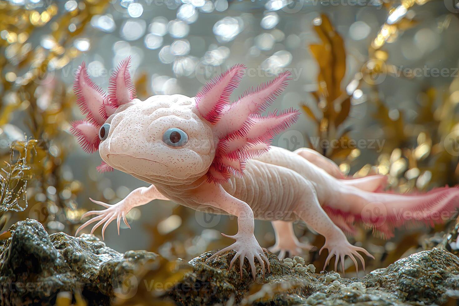 Axolotl Ambystoma mexicanum aquatic amphibian photo