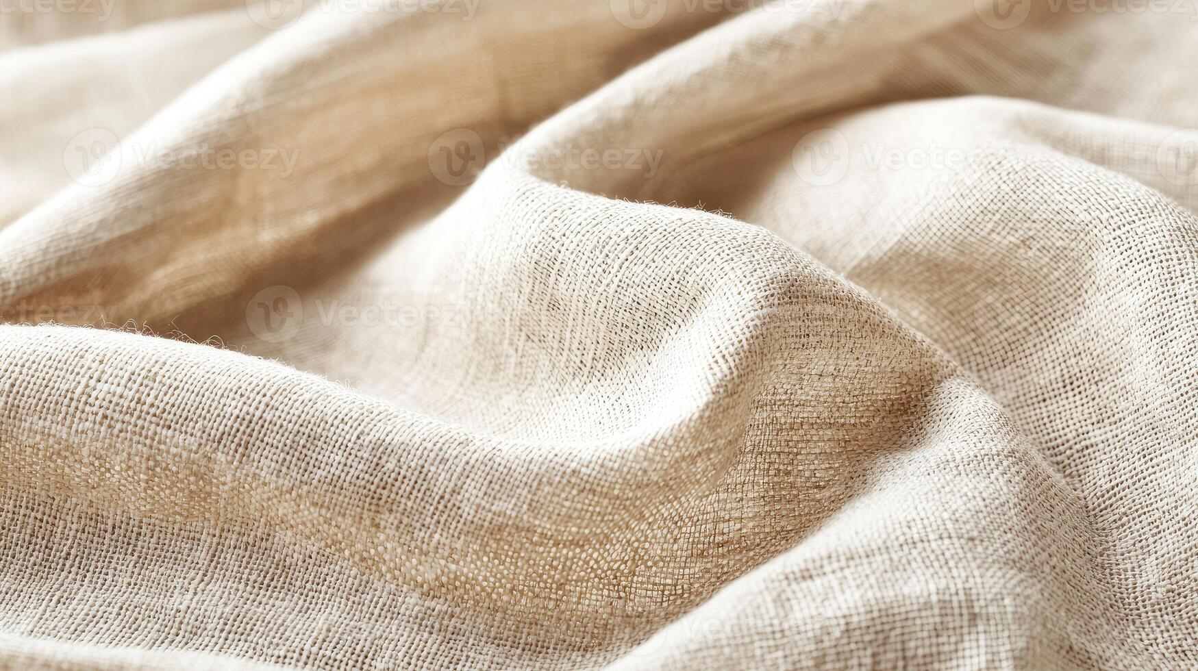 Draped Linen Fabric Textured Background photo
