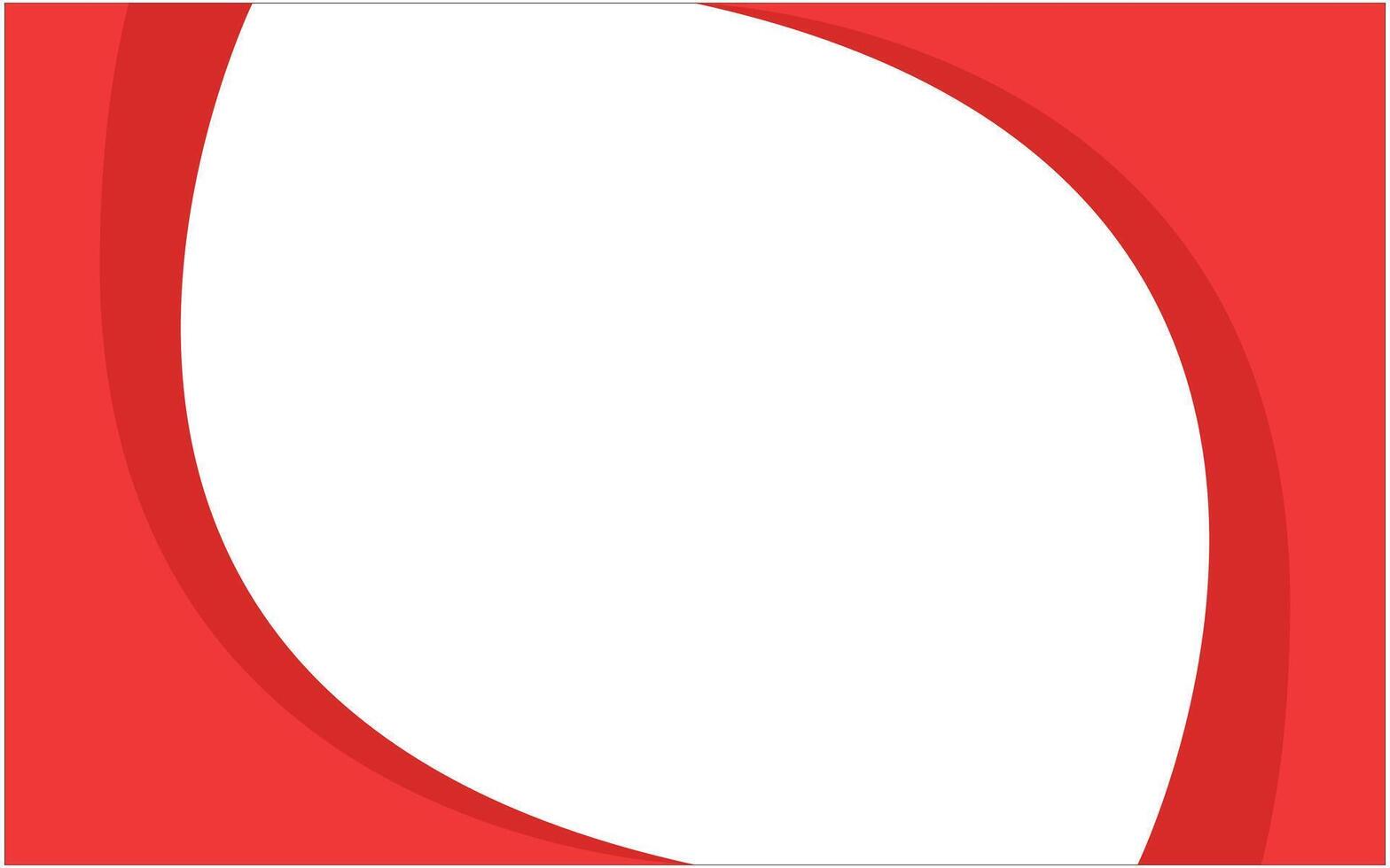 Web banner red and white vector