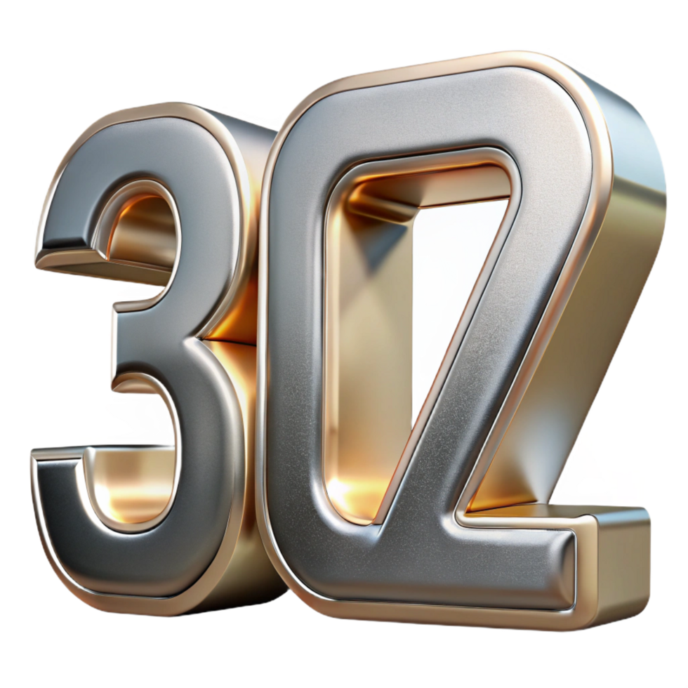 magnificent traditional House number, metal, modern font, high resolution png