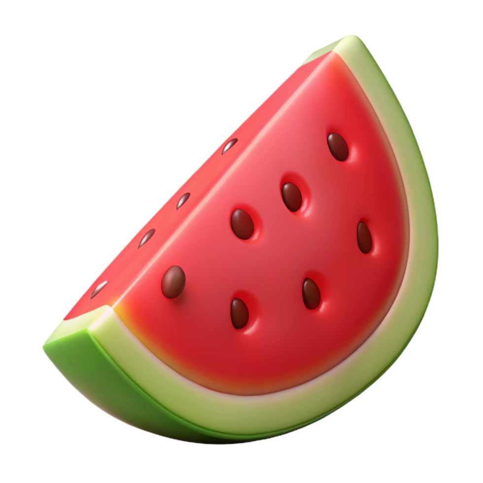 serene abstract Slice of watermelon, juicy, authentic png