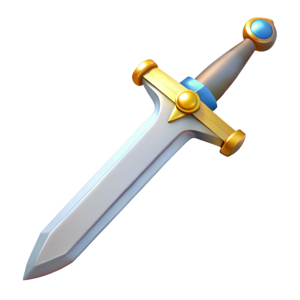 impressive traditional Excalibur, King Arthur's legendary sword, exclusive png