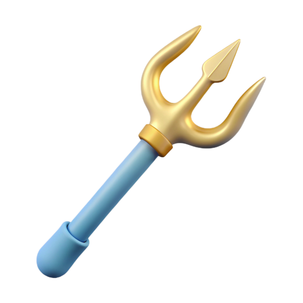 wonderful modern Trident of Poseidon, original png