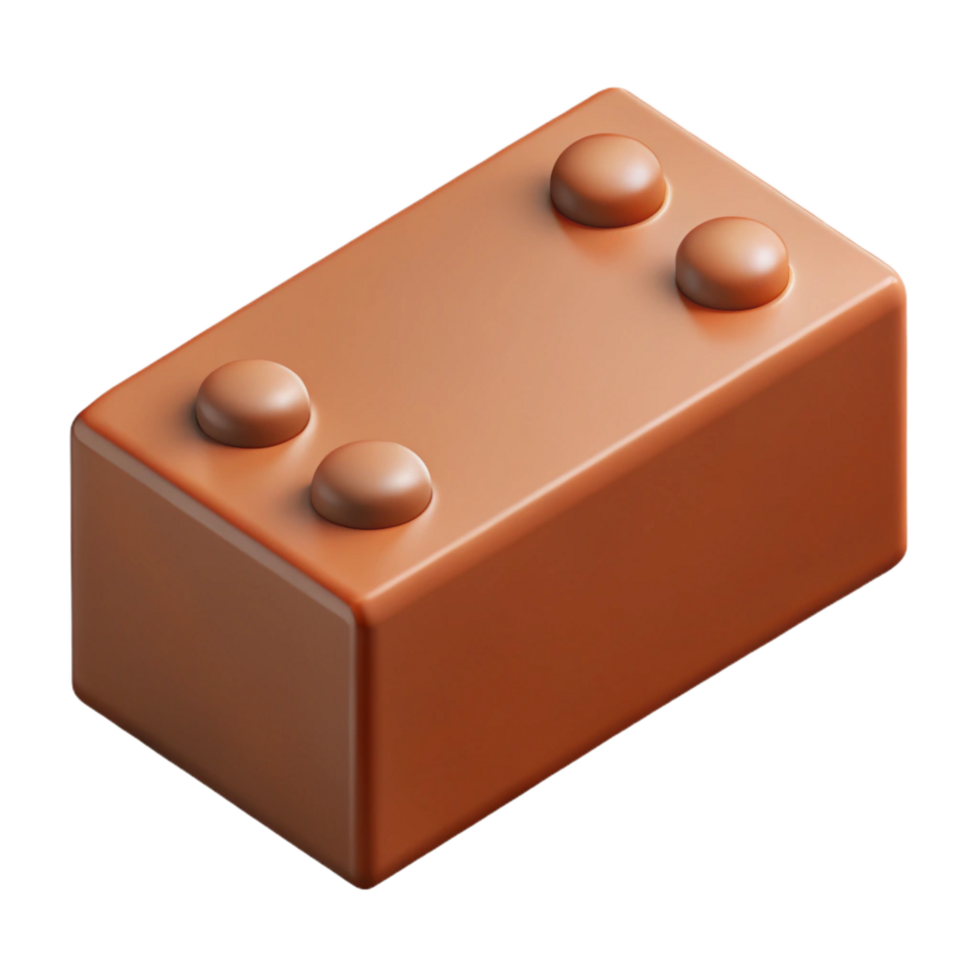 vibrant abstract Single brick high resolution png