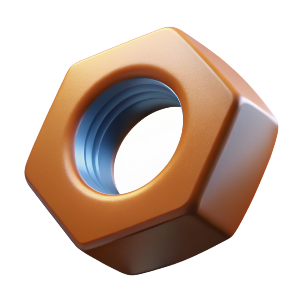 serene abstract Nut, hex nut, construction material, original png