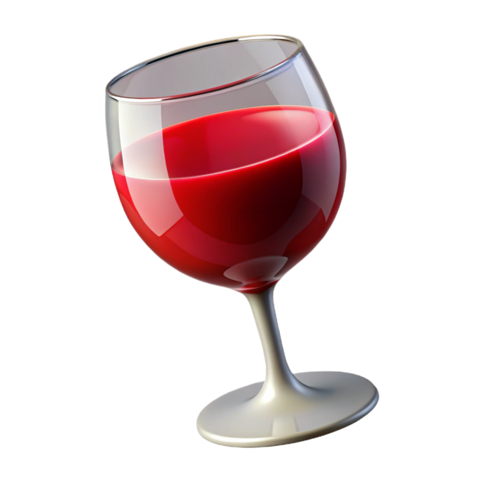 vibrant artistic A glass of overflowing red wine, 4K png