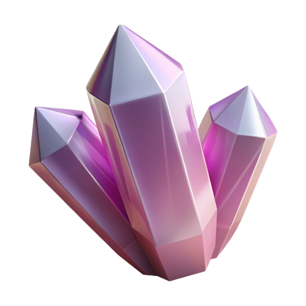 stunning minimalist Crystal quartz 4K png