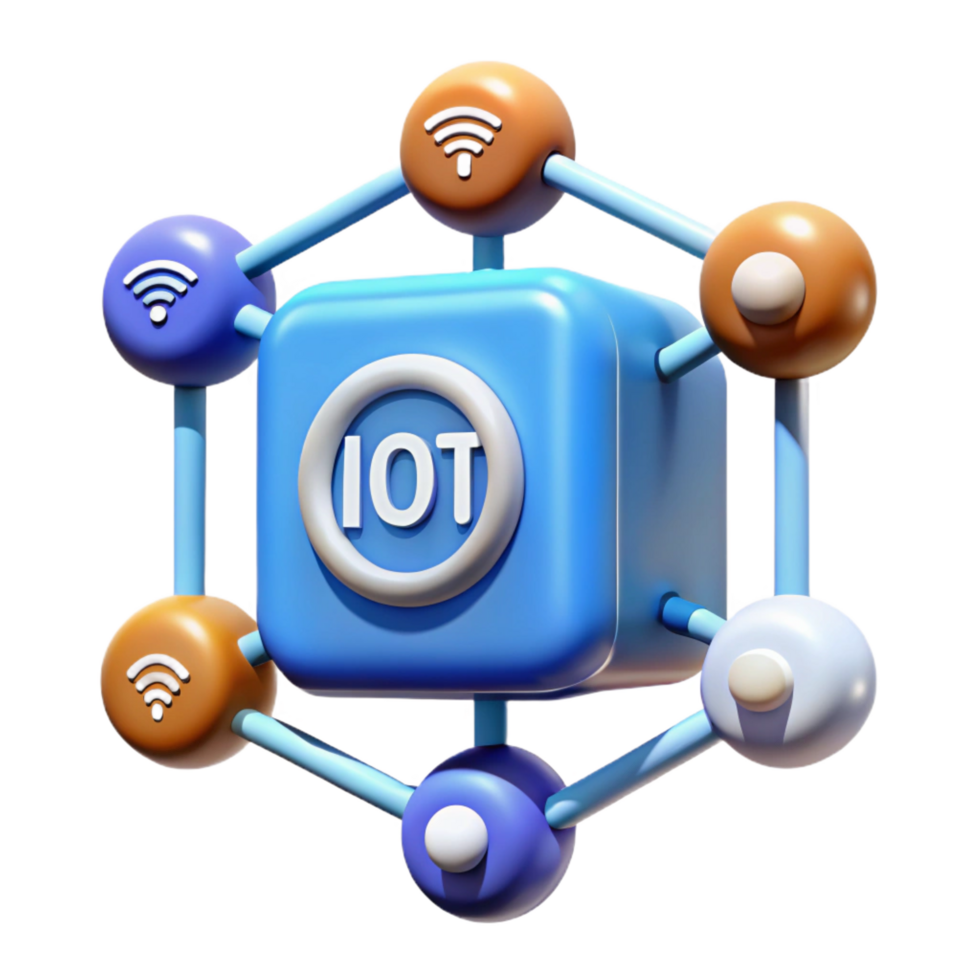 stunning abstract Internet of Things IoT sensor network diagram authentic png