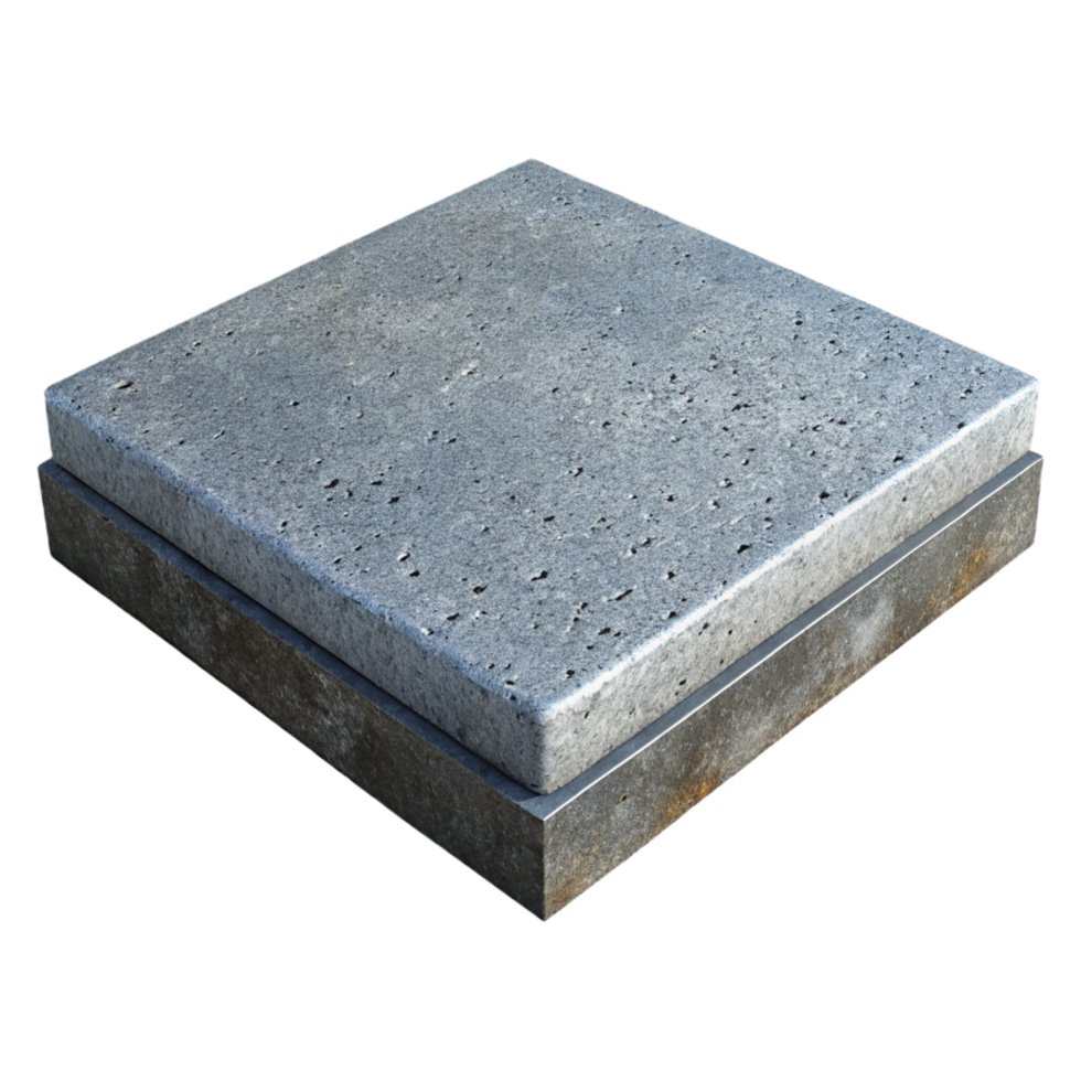majestic art deco Concrete slab, textured surface finish, NO BACKGROUND with Transparent Background. ultra HD png