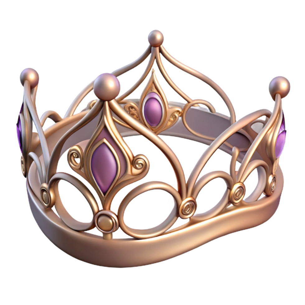 vibrant melancholic nordic A single, intricate elven tiara with delicate filigree. NO BACKGROUND with Transparent Background. exclusive png