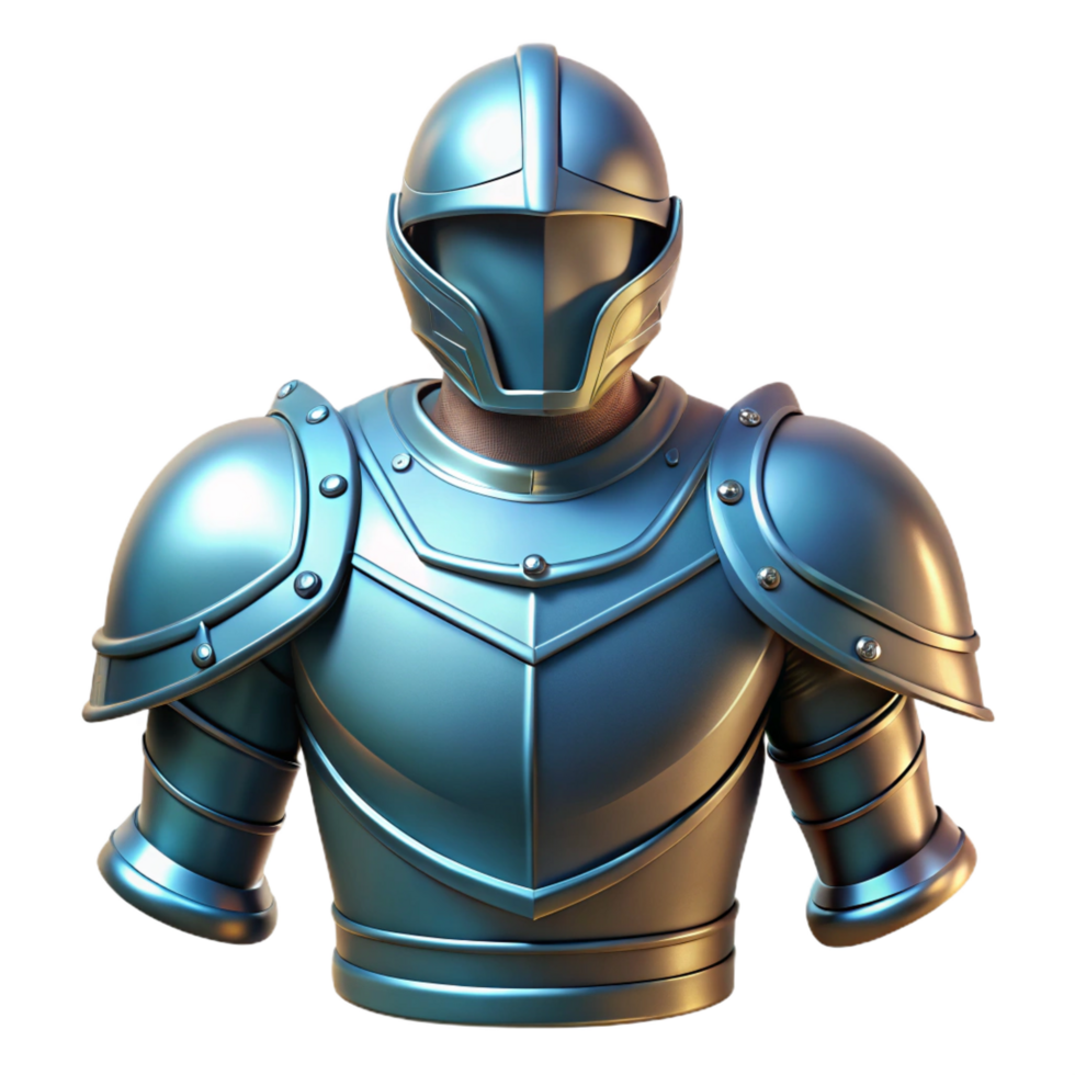 standout nordic A suit of armor NO BACKGROUND with Transparent Background. professional png