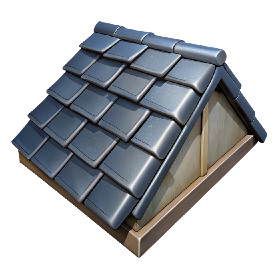 tranquil fascinating Slate roof shingle detail, NO BACKGROUND with Transparent Background. perfect clarity png