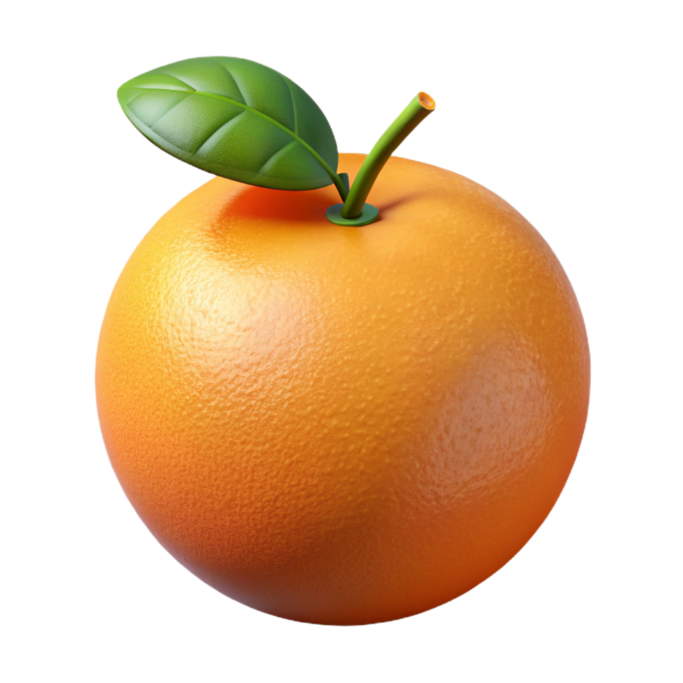 tranquil vibrant Freshly picked orange NO BACKGROUND with Transparent Background. luxury png