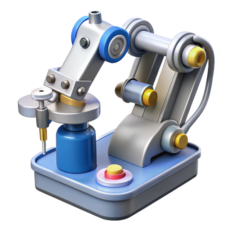 radiant romantic rustic Robotic surgical tool with precision instruments NO BACKGROUND with Transparent Background. top-tier png