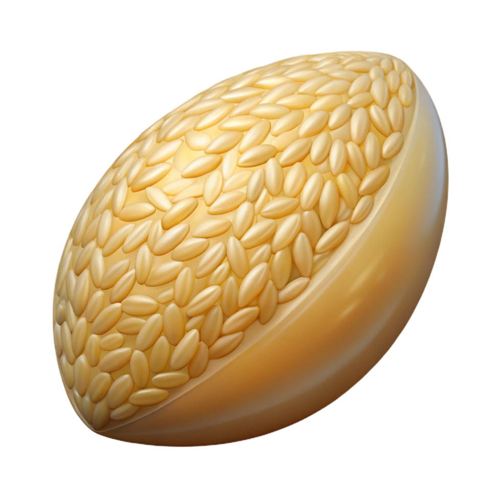 vibrant exemplary Single grain of rice NO BACKGROUND with Transparent Background. png