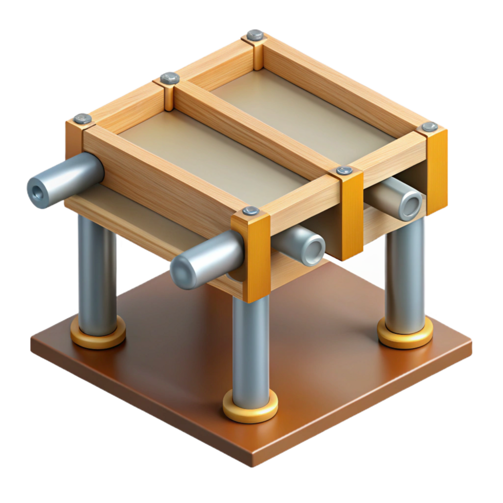 vibrant creative Floor joist connection detail, NO BACKGROUND with Transparent Background. perfect clarity png