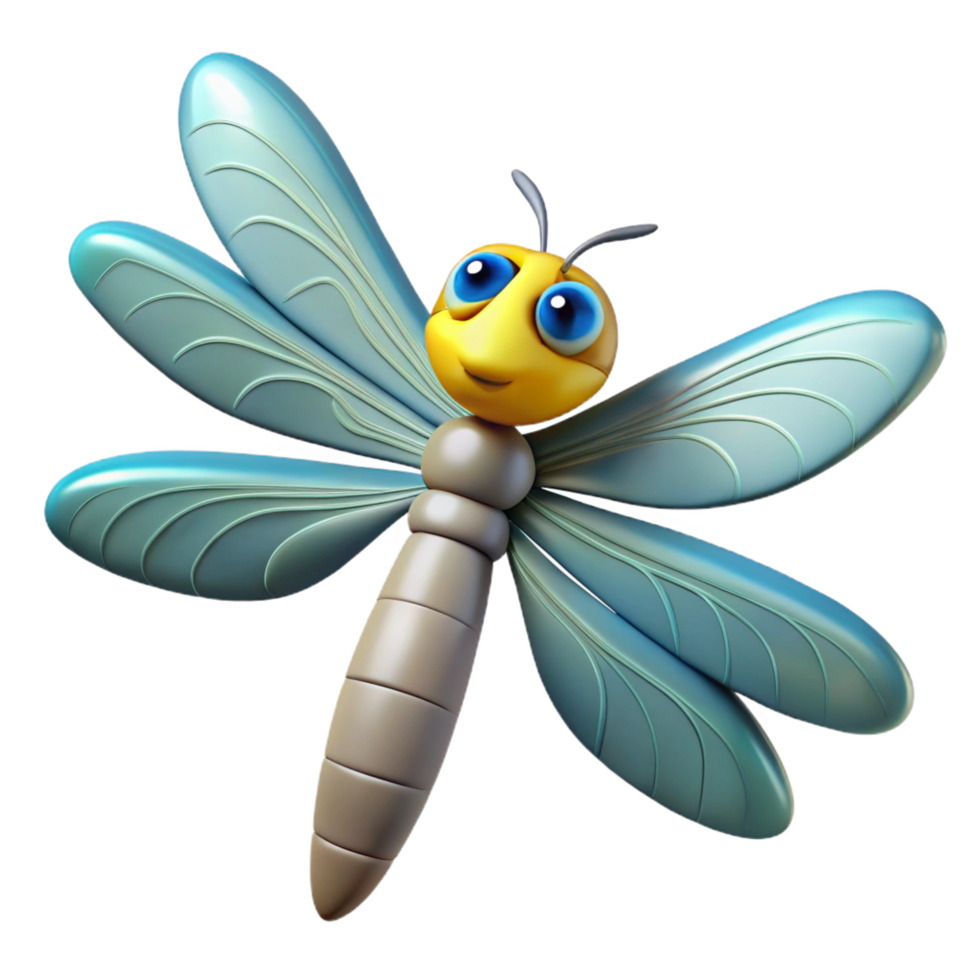 standout organic Dragonfly with wings outstretched NO BACKGROUND with Transparent Background. masterfully captured png