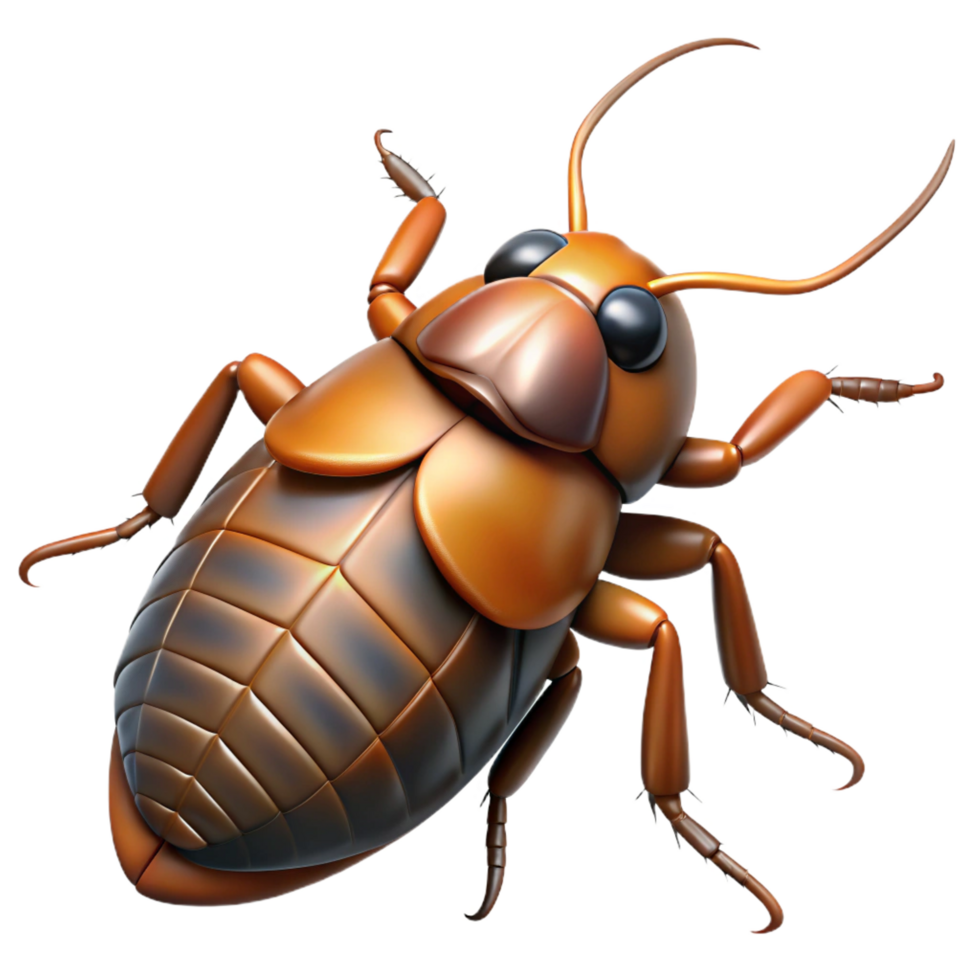 wonderful exemplary A hissing cockroach, NO BACKGROUND with Transparent Background. png
