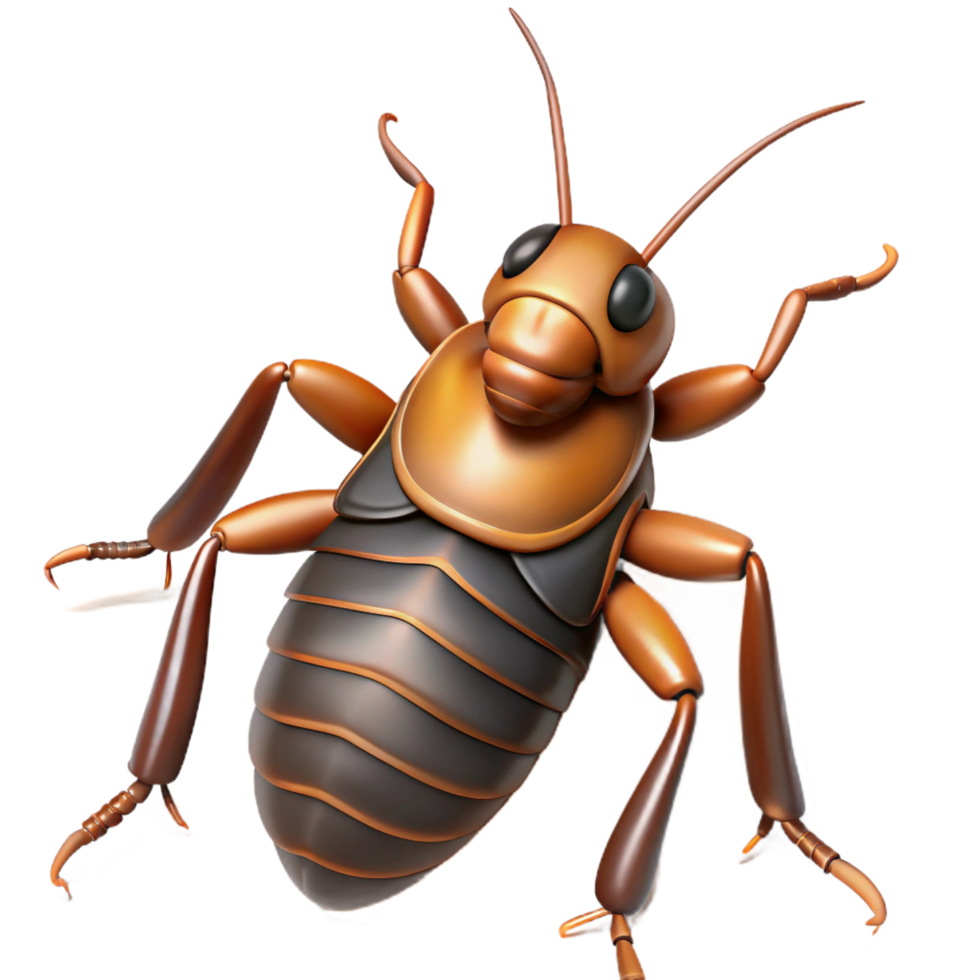 striking distinguished A hissing cockroach, NO BACKGROUND with Transparent Background. png