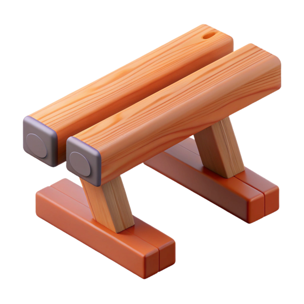 nostalgic impressive CAD rendering of a wood beam NO BACKGROUND with Transparent Background. perfect clarity png