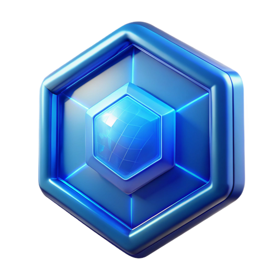 rare classic Energy shield, translucent, glowing blue, hexagonal pattern, NO BACKGROUND with Transparent Background. masterfully captured png