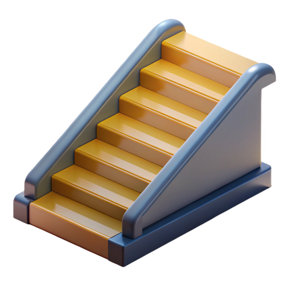 splendid retro Stair nosing, anti-slip, NO BACKGROUND with Transparent Background. ultra HD png