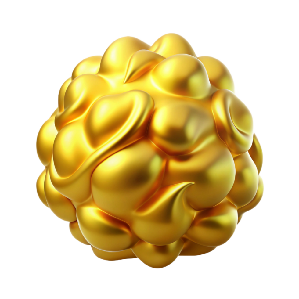 intense sumptuous Golden Fleece, mythical treasure, NO BACKGROUND with Transparent Background. detailed png
