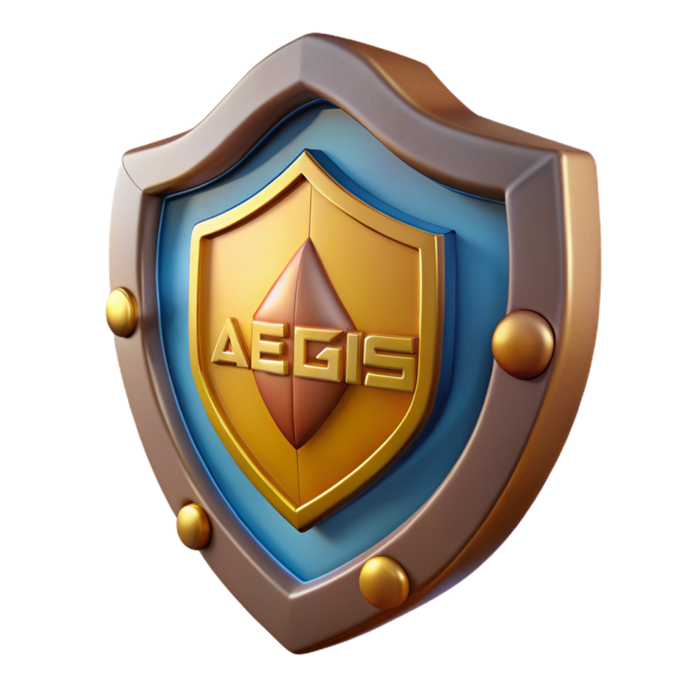 reflective alluring Aegis, shield of Zeus, protective symbol, NO BACKGROUND with Transparent Background. genuine png