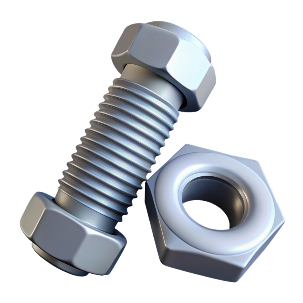 wonderful urban A bolt and nut, NO BACKGROUND with Transparent Background. elite png