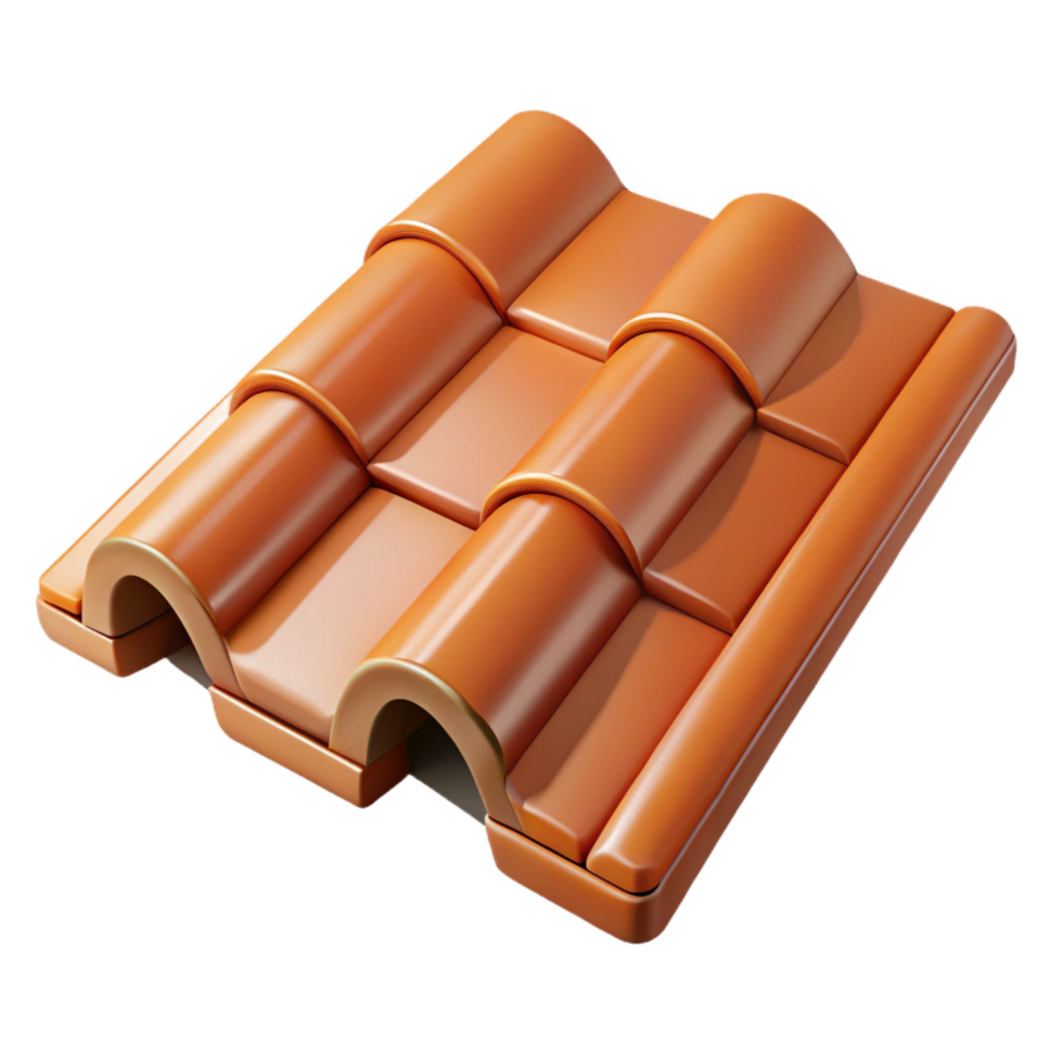 pristine memorable Roof tile NO BACKGROUND with Transparent Background. png