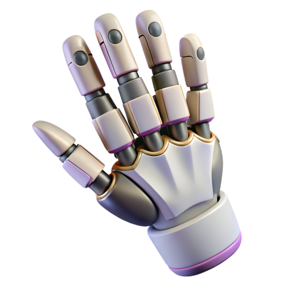sought-after surreal Robotic hand, prosthetic limb NO BACKGROUND with Transparent Background. flawless png