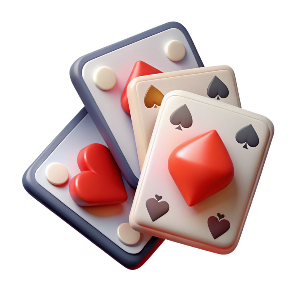 serene distinctive Playing cards, face cards, suits of hearts, diamonds, clubs, spades NO BACKGROUND with Transparent Background. png