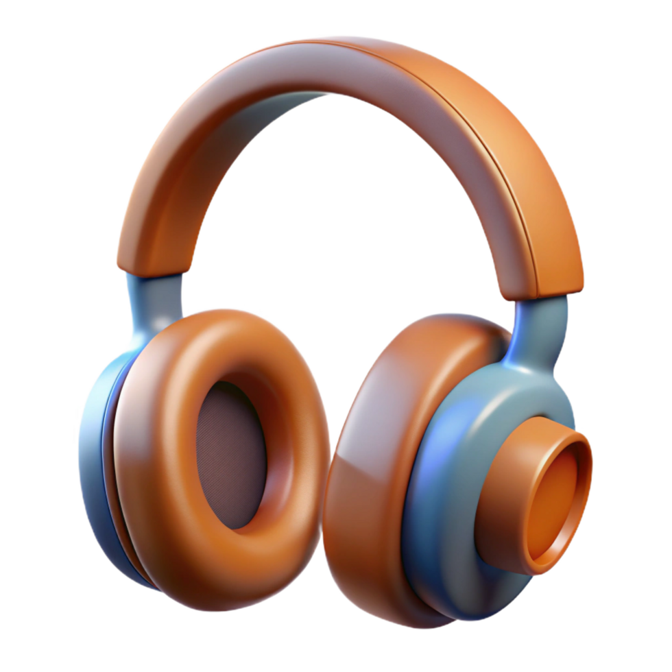 mysterious beautiful Noise-cancelling headphones NO BACKGROUND with Transparent Background. studio quality png